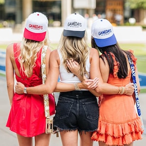Gameday Trucker Hat - Gamedays are for girls - football spirit wear - fun trucker hats