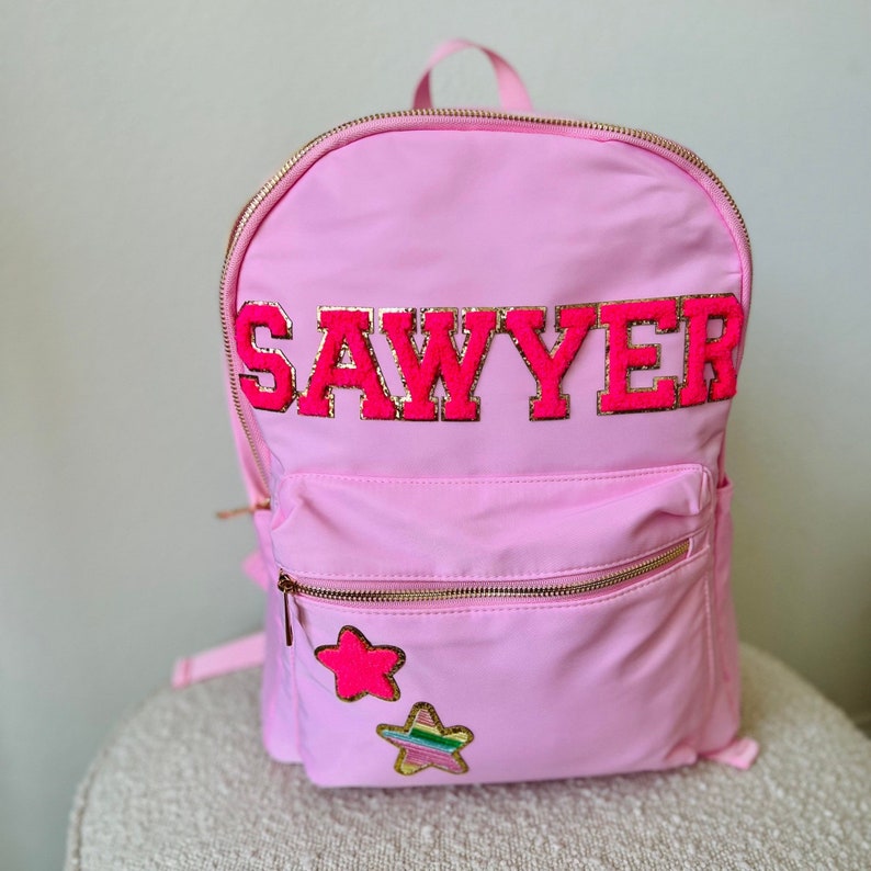 NEW Nylon Backpack Personalized Backpack Customizable Etsy