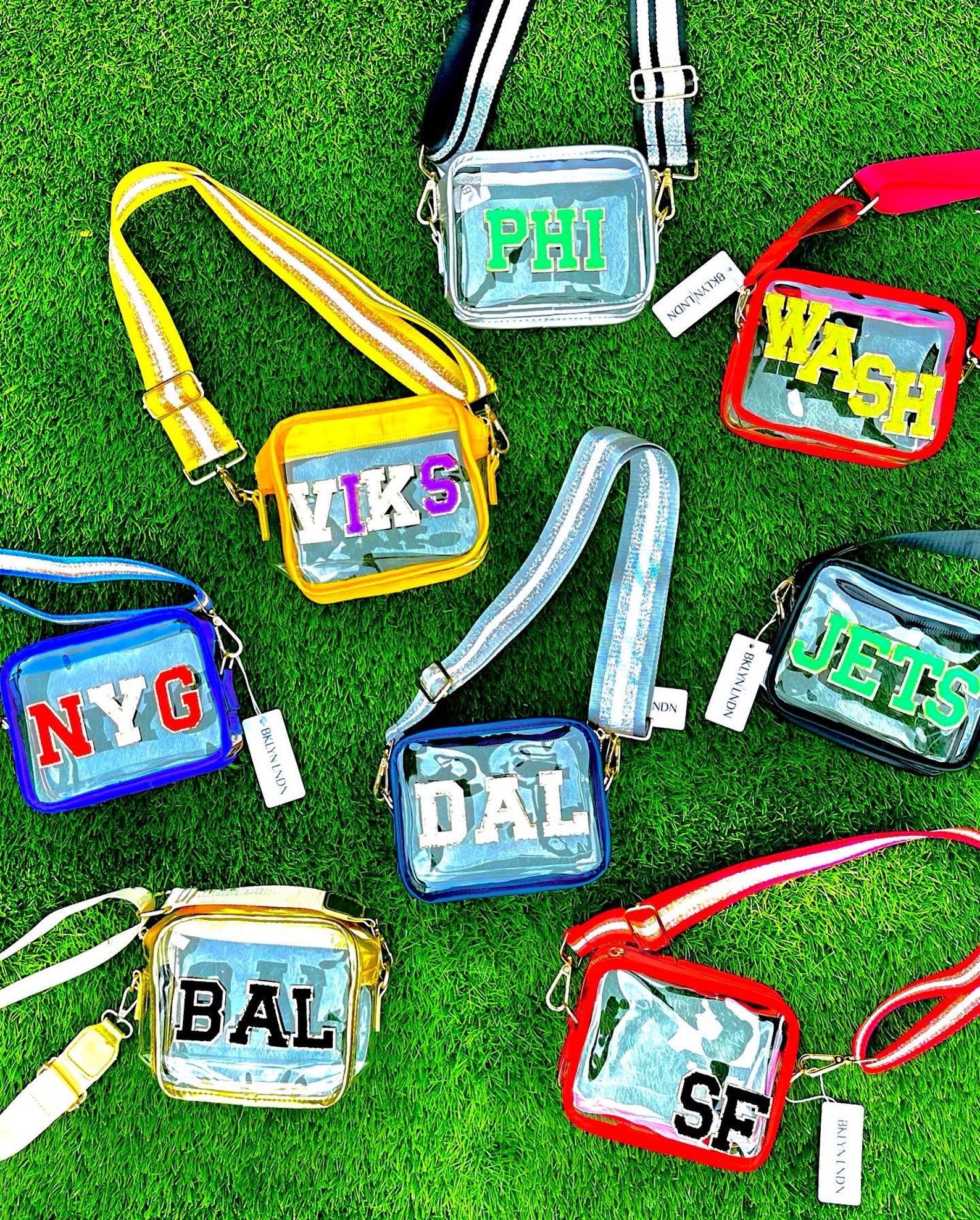 Clear Stadium Bag Clear Crossbody Purse Customizable Stadium Bag Clear Concert Purse Clear