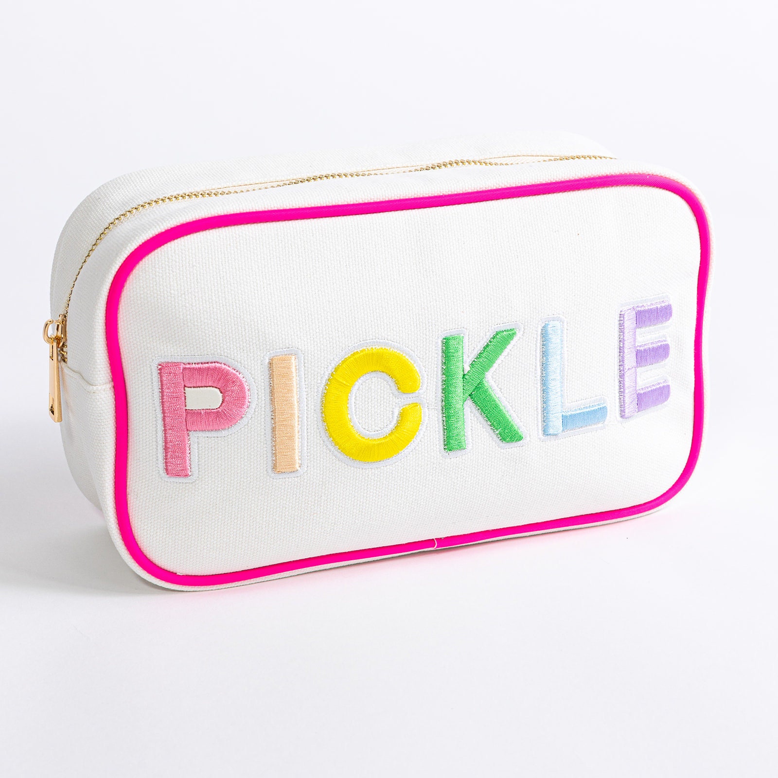 Pickleball Cosmetic Bags - pickle ball present - captain gift - friend gift - tennis present - pickleball pouch