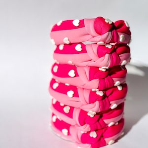 Lele Sadoughi Pink Heart Headband - Etsy display picture 1