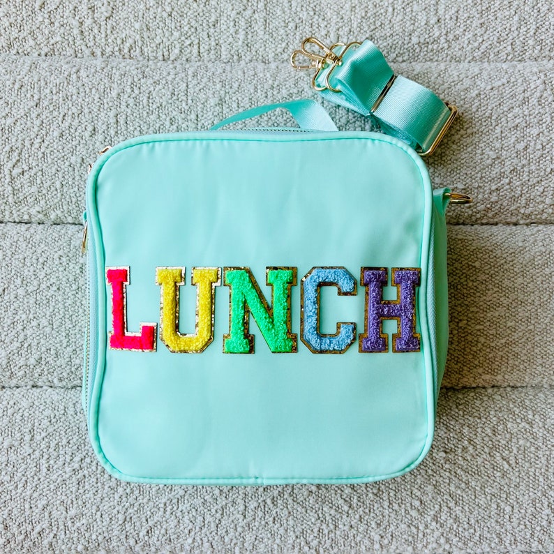 NEW Nylon Lunch Box Personalized Lunch Box Patch Lunch Box Etsy