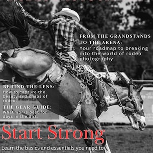 Rodeo Photography E-book: Beginner's Guide (Digital Download)