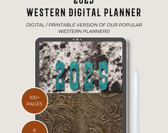 2025 Digital Planner - Western Edition