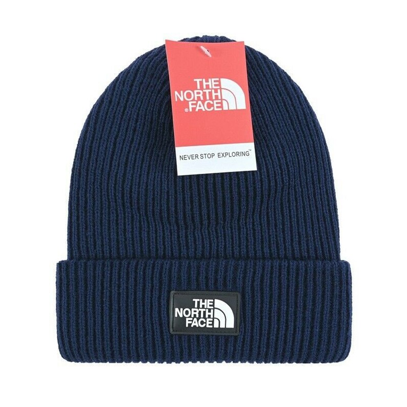 Blue Knitted Hat Skull Cap 