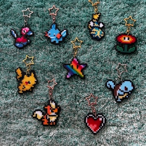 Mini perler keychain