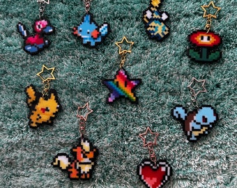 イーブイ ピクセル ハンドメイド キーホルダー（かわいいスタイル