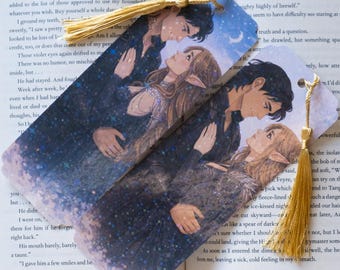 ACOTAR Night Court Lovers Bookmark Set | Feyre Archeron + Rhysand | Cassian + Nesta Archeron