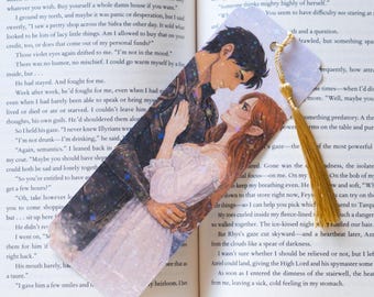 Poppy & Casteel Bookmark | From Blood and Ash Inspired