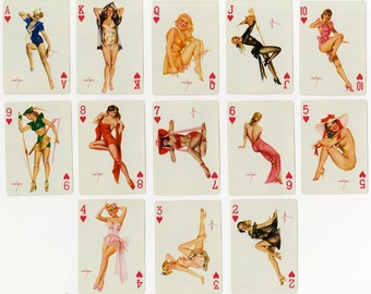 VARGAS PLAYING CARDS. Complete & Original.