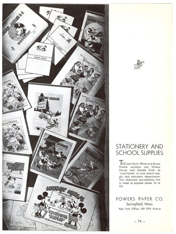 MICKEY MOUSE MERCHANDISE Catalog. Original & vintage Gem