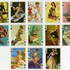 ELVGREN SPEELKAARTEN. Compleet dek, circa 1950, vintage