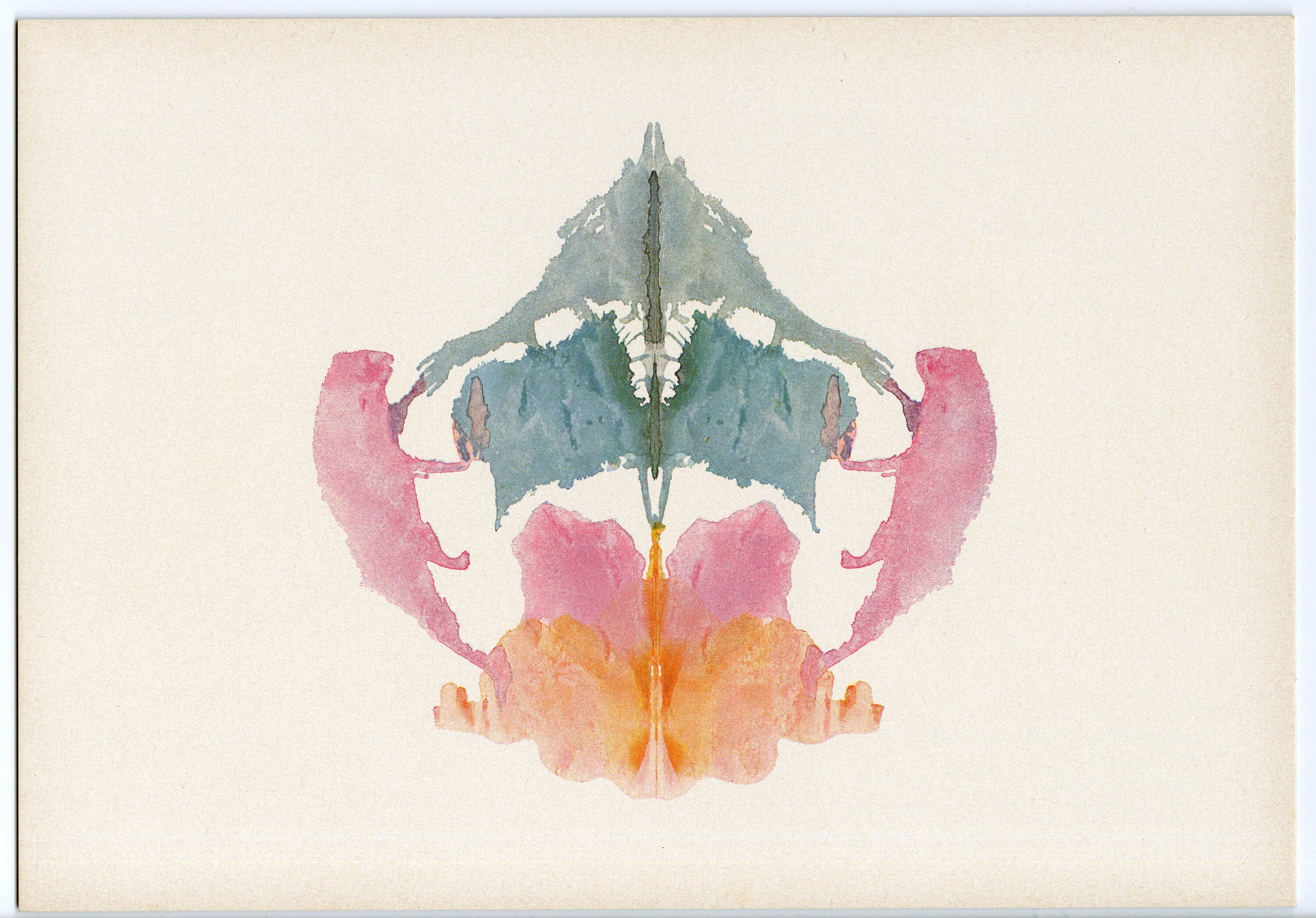 RORSCHACH TEST CARD. Circa 1940, Original & Vintage - Etsy