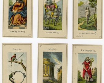 Tarot De Paris – Restored 1650 Tarot Deck, Marseille Card Set - Etsy