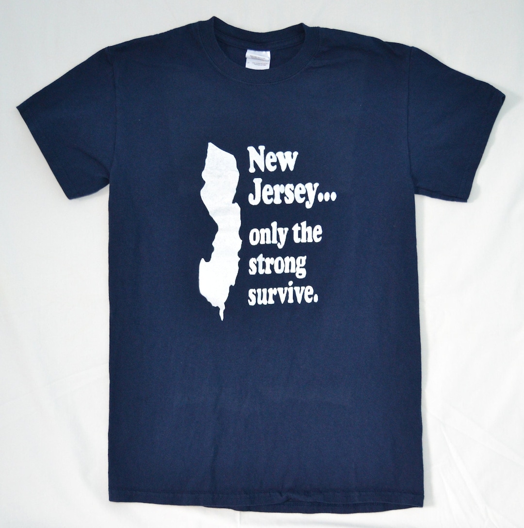Vintage New Jersey T-shirt: Only the Strong Survive - Etsy