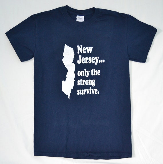 Vintage New Jersey T-shirt: Only the Strong Survive - Etsy