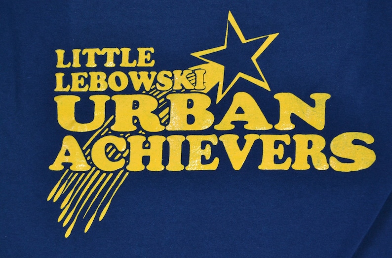 Vintage Little Lebowski Urban Achievers T-shirt Funny!! Professionally ...
