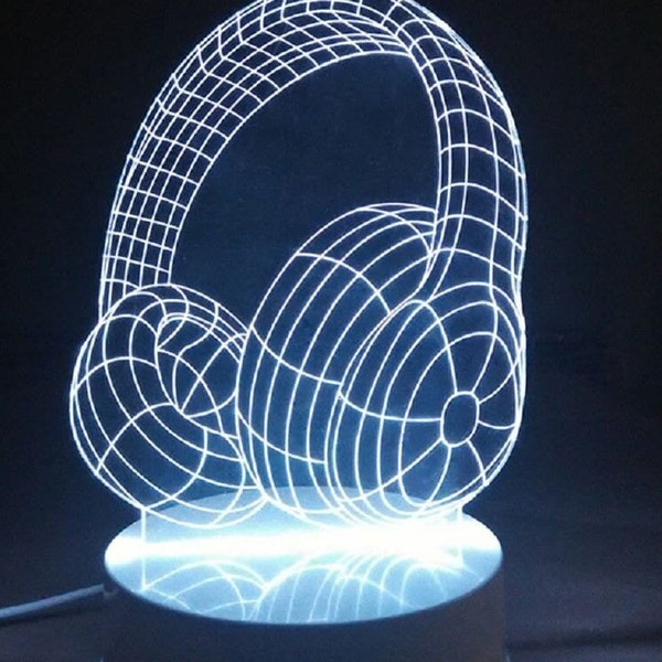 Holographische 3D-LED-Lampe