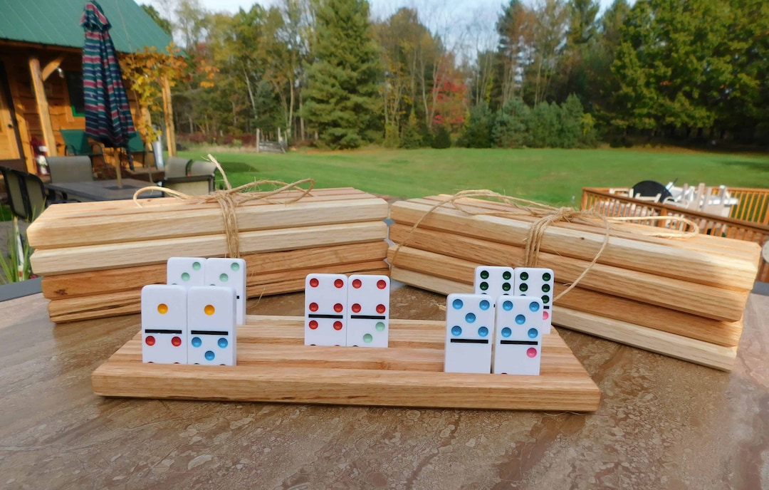 ONE Domino 3-slot Holder | Domino Holder | Wooden Domino Holder ...