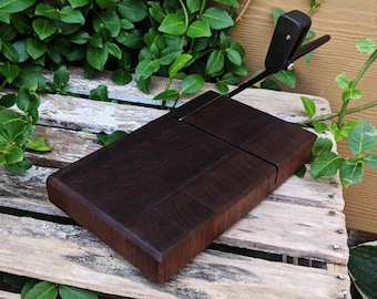 Cortador de queso de nogal, tabla de cortar queso de madera, tabla de cortar de madera, cuchillos para queso, cuchillo de queso de madera, regalos de charcutería, cuchillos para queso