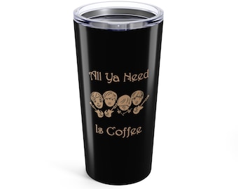 Music Lover's Coffee Bean Tumbler 20oz