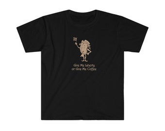 PATRICK HENRY Koffieboon - Unisex Softstyle T-Shirt