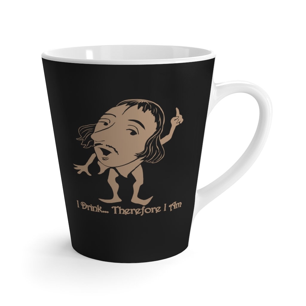 RENE DESCARTES Café Grain Latte Mug 12oz