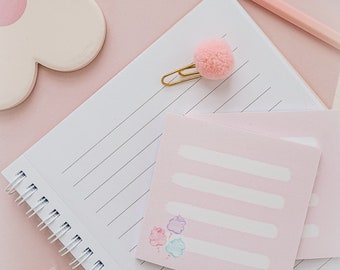 COTTON CANDY DREAMS Sticky Notes | post-it | notes | notepad | memo | posts | stationery | cotton candy | party