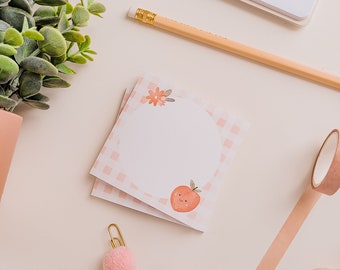 PERFECT PEACH Sticky Notes | post-it | notes | notepad | memo | posts | stationery | fruity collection | cute