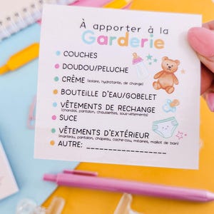 NURSERY sticky notes | post-it | notes | notepad | memo | messages | stationery
