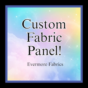 Custom Fabric Panel, Print Your Photo on Fabric, Your Text on Fabric