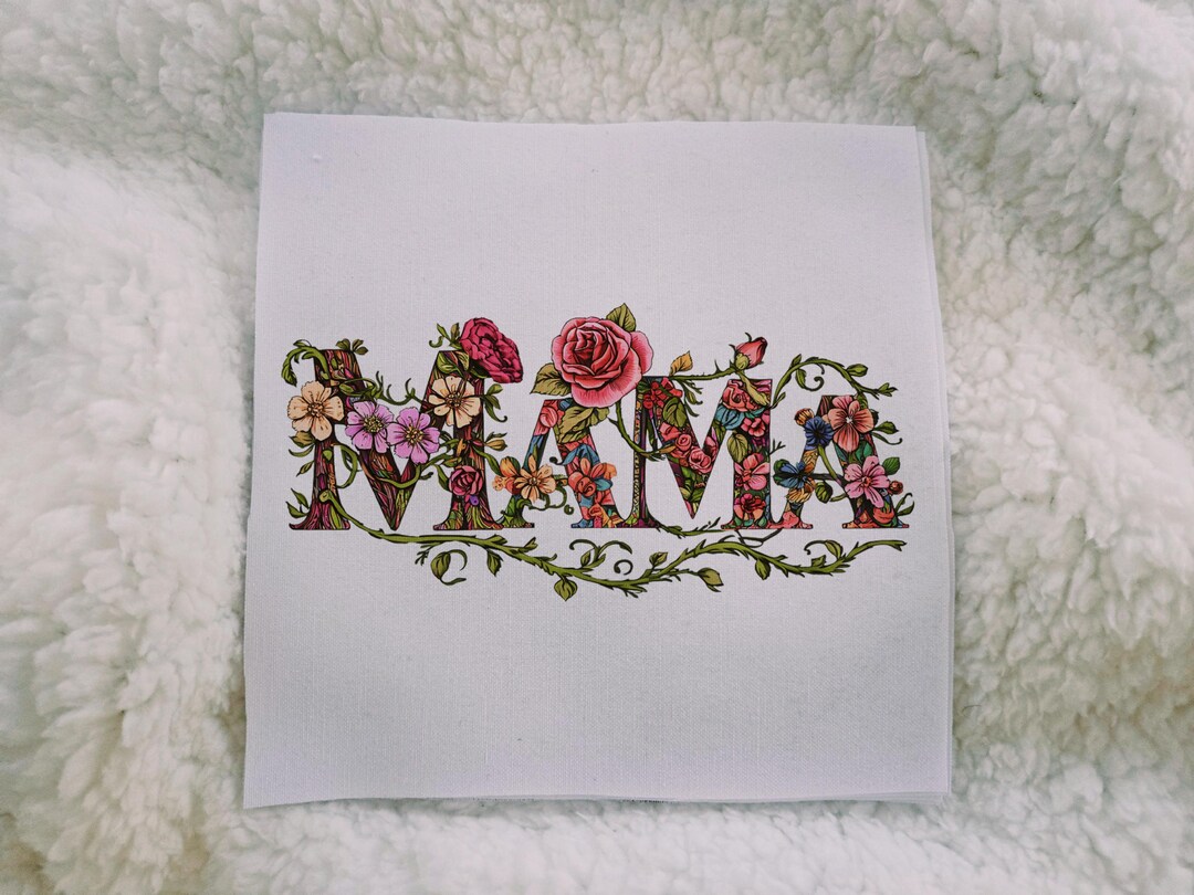Mama Panel Mama Fabric Panel, Mama Quilt Panel, Mama Fabric Square - Etsy