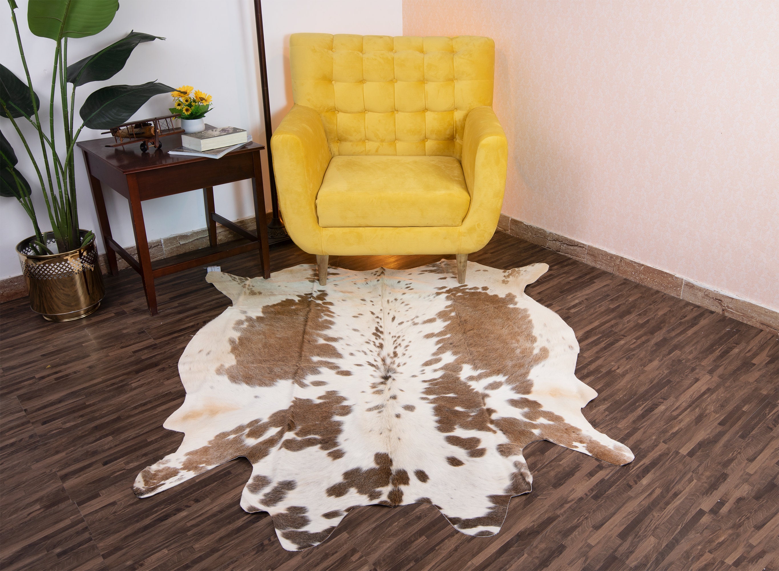 Cowhide Rug, Leather Hide, Cow Fur, Cow Skin, Genuine Animal Fur Area