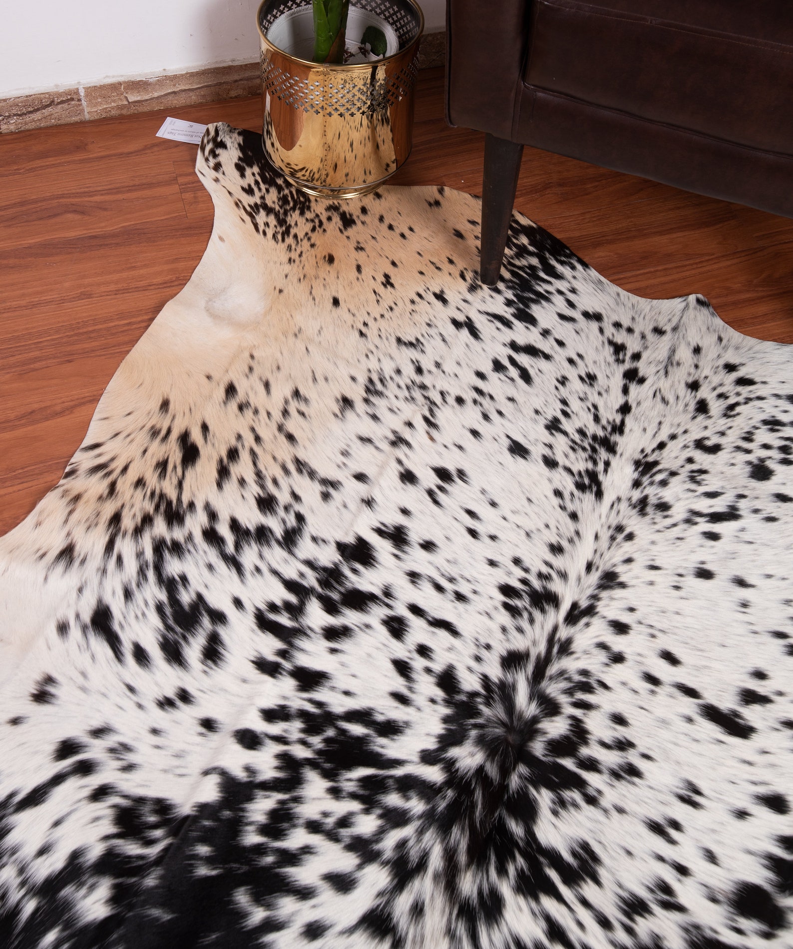 Cowhide Rug Black and White Cow Hide Rug Brazilian Cow Skin Etsy