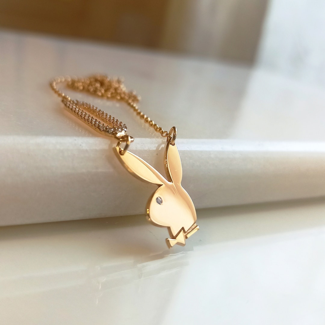 Supreme Playboy Gold Necklace 14k