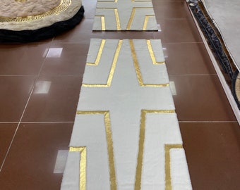 Tapis en peluche fait main pour tapis d'entrée, de chambre à coucher ou de salon, décoration d'intérieur confortable et douce, tapis à poils longs en peluche de luxe, cadeau de Noël, idée cadeau