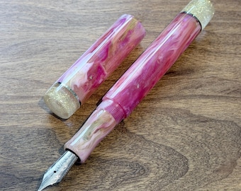 Handmade 'Dhalia Dream' Fountain Pen, luxury collectable ink pen