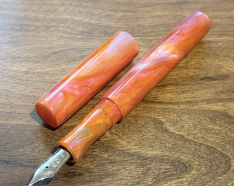 Handmade 'Erbium' Fountain Pen: Bock Nib, luxury ink pen