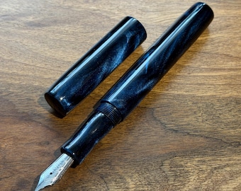Handmade Blue Pearl Fountain Pen