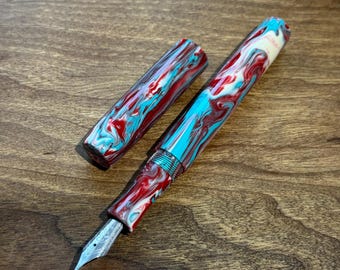 Pluma estilográfica "So Fresh So Clean" hecha a mano, pluma de escritura a mano con tinta de lujo