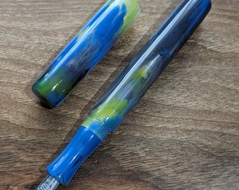 Handmade 'Acid Rain' Fountain Pen