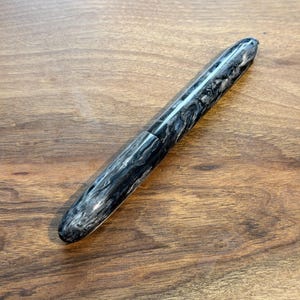 Handmade 'Blue Steel' Fountain Pen, luxury ink pen image 3