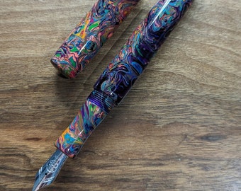 Handmade Dank Blanks 'Social Network' Fountain Pen