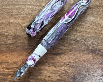 Reserved, please do not order - Handmade 'Arabian Rose Koi' Fountain Pen