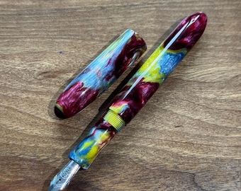 Pluma estilográfica 'Regalia' hecha a mano, pluma coleccionable de lujo