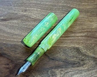 Pluma estilográfica "Fairy Forest" hecha a mano, plumas coleccionables de lujo
