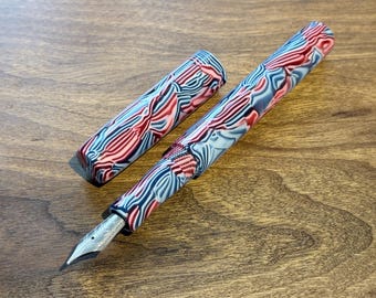 Pluma estilográfica Tomtina de acetato de celulosa hecha a mano, pluma de tinta de lujo