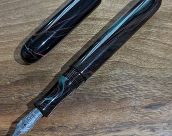 Handmade 'Xmas' Ebonite Fountain Pen