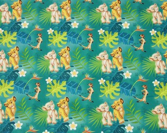 Premium 100% Cotton Quilting Craft Fabric Lion King Print 150 cm High Quality Premium 100% Cotton Quilting Craft Fabric Lion King Print 150 cm High Quality