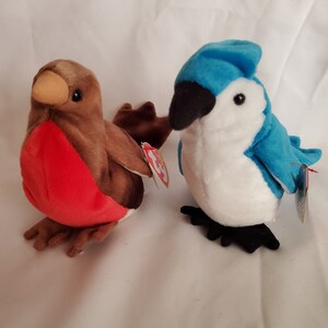 1997 TY Beanie Babies - &quot;Early & Rocket&quot; -Set of 2-All tags are still attached. Brand new. Each one measures approx. 4-5&quot; tall sitting